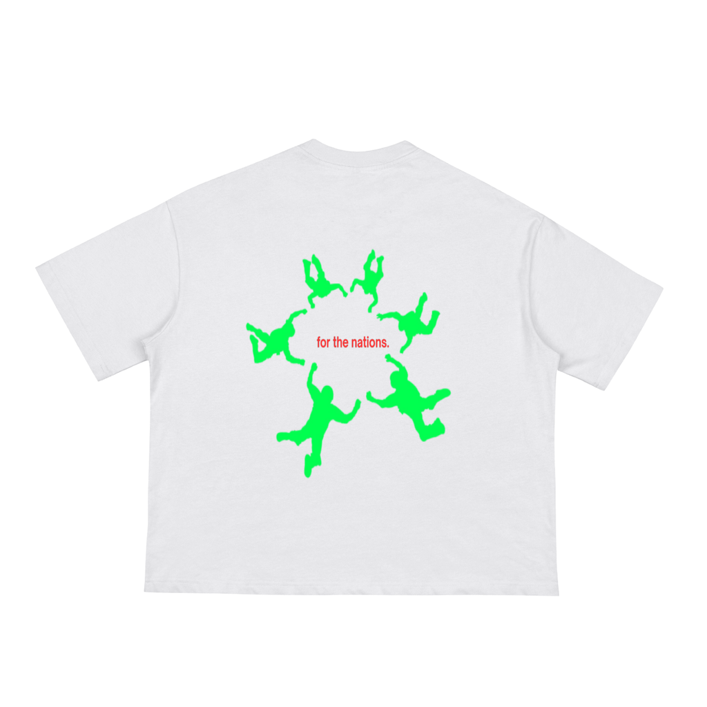 "FOR THE NATIONS" Boxy tee