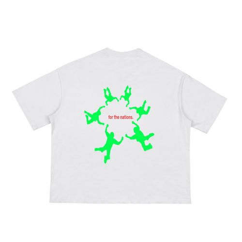 "FOR THE NATIONS" Boxy tee