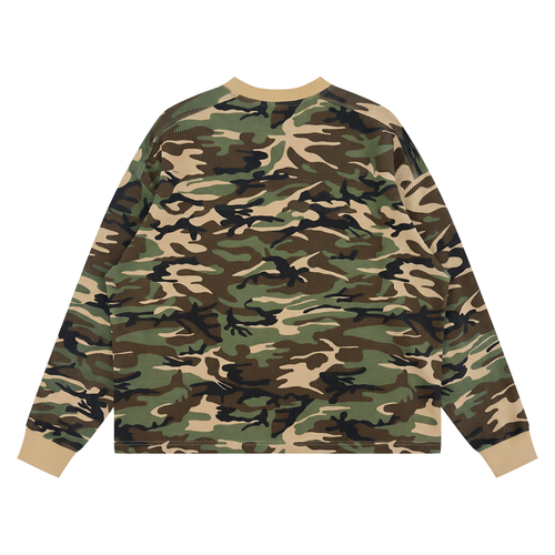 INHISNAME CAMO WAFFLE LONG SLEEVE