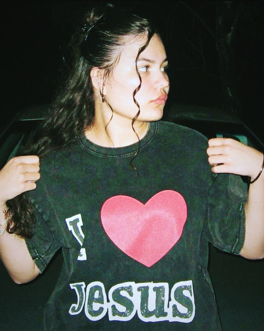 I LOVE JESUS Oversized Tee